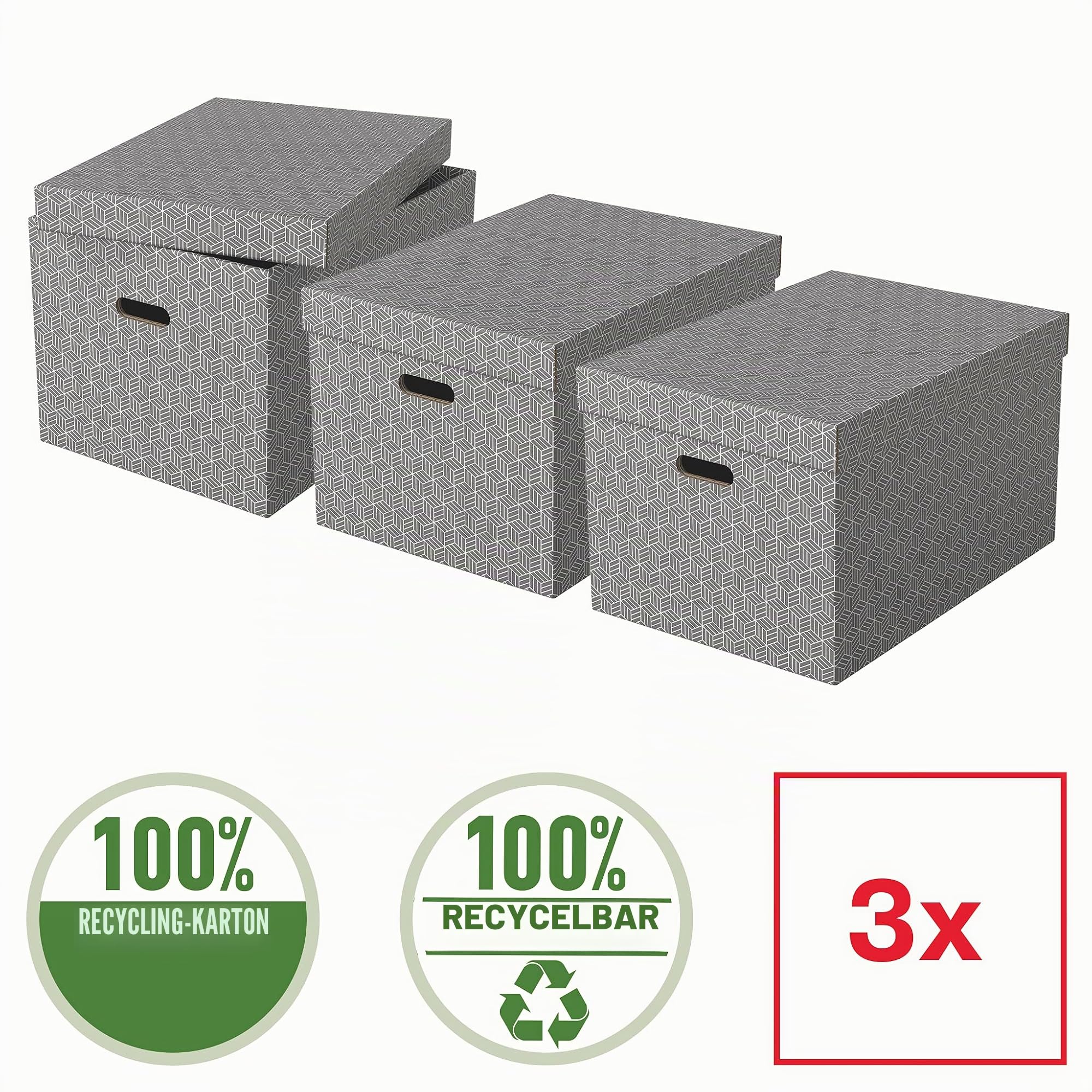 esselte-628287-aufbewahrungsbox-mit-deckel-gro-3er-set-grau-100-recycling-karton image 2