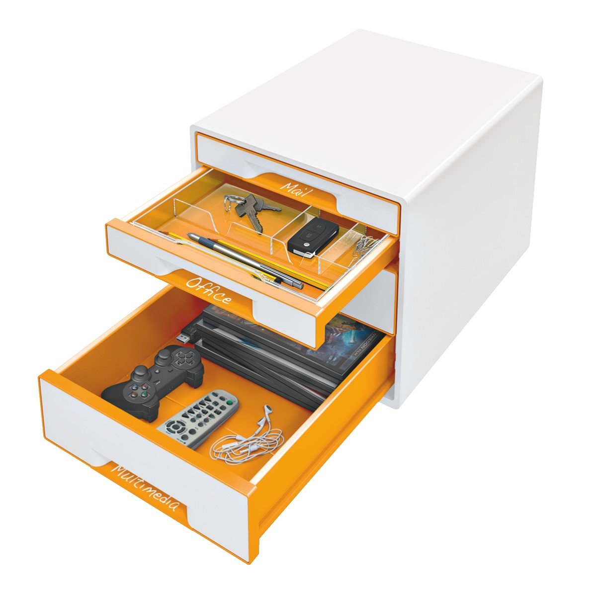 leitz-wow-cube-beschriftungsset-transparent-5-st-ck-61110000 image 2