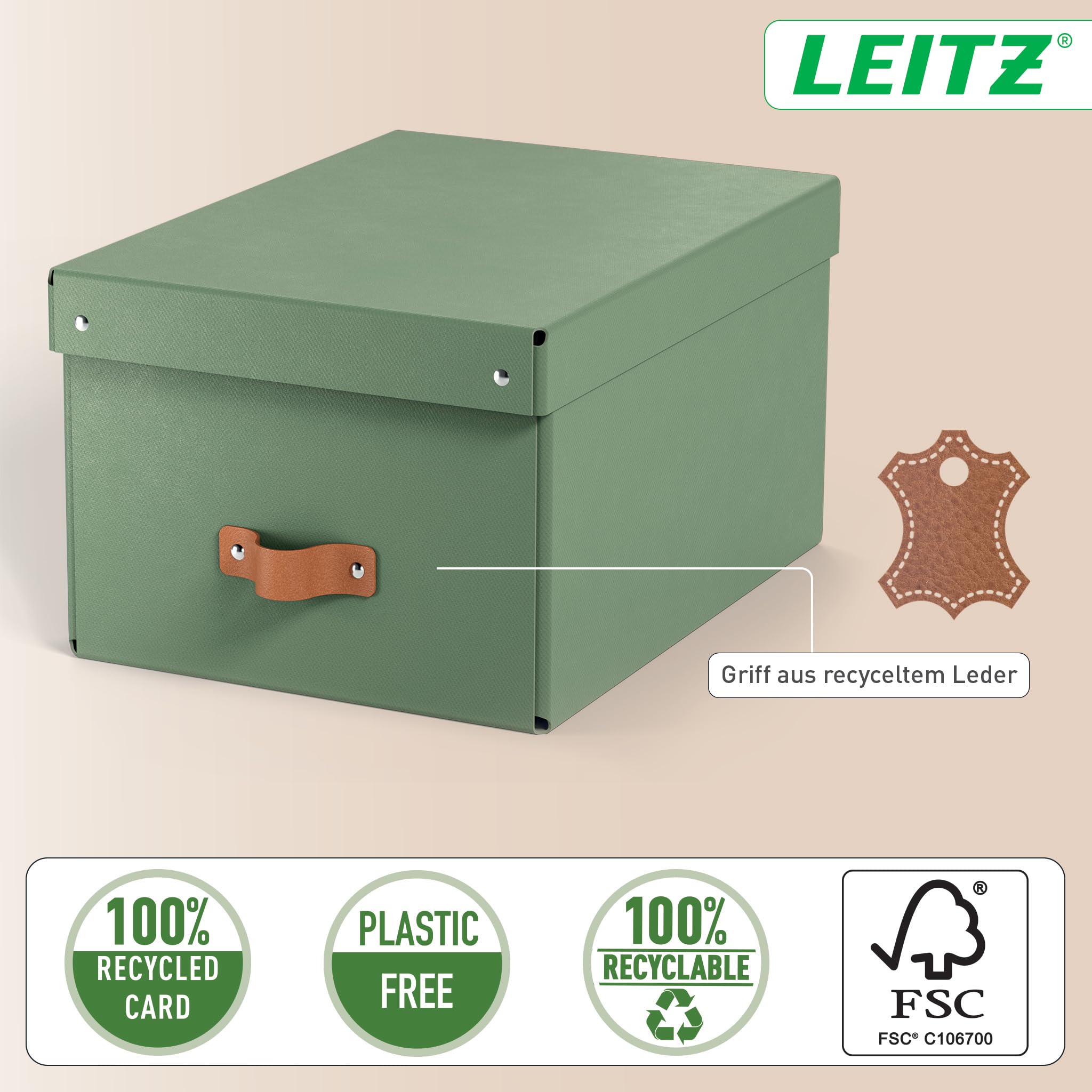 leitz-puro-aufbewahrungsbox-medium-mit-deckel-17-l-2er-set-in-gr-n-26-x-35-x-20- image 5
