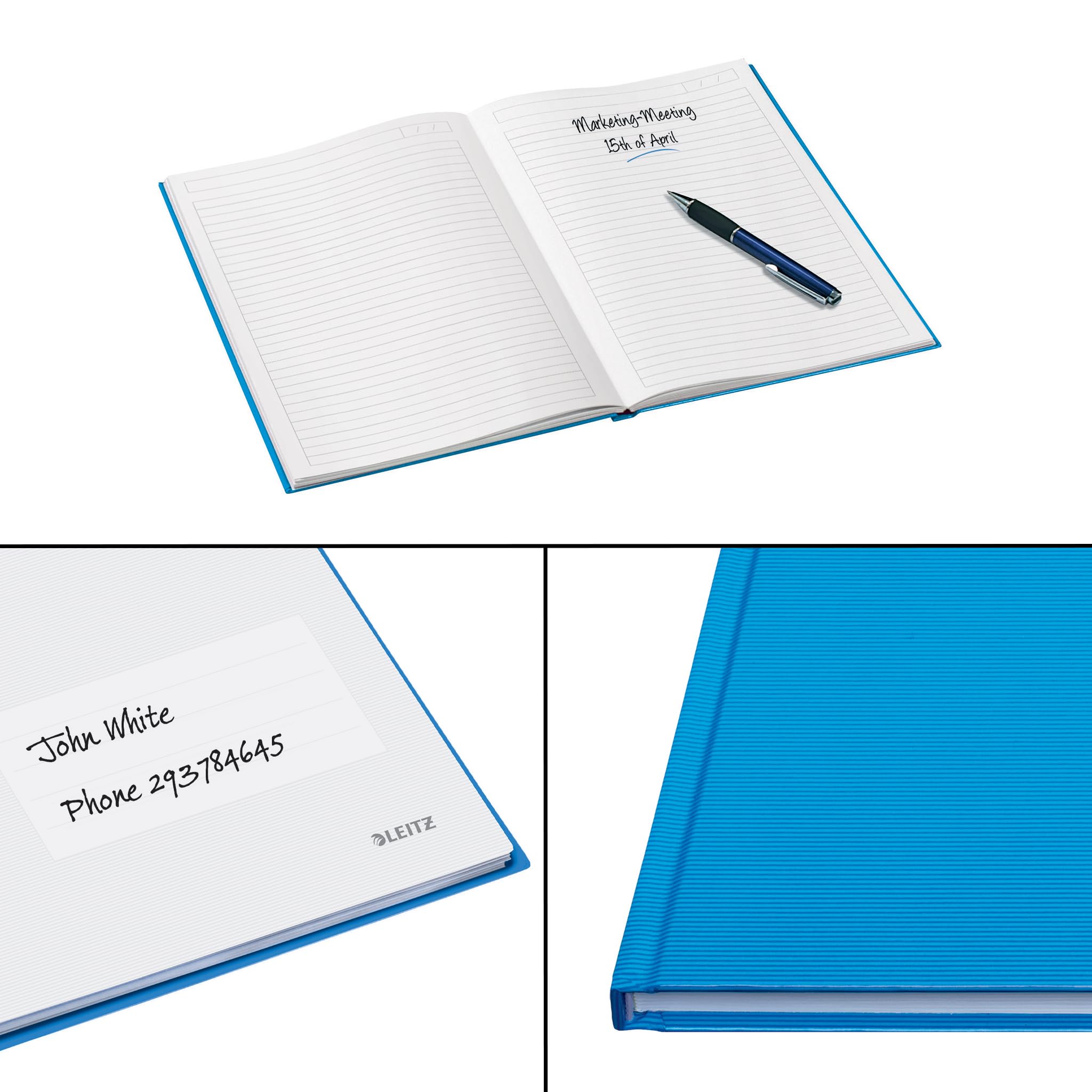 leitz-solid-a4-notizbuch-liniert-hardcover-hellblau-46650030 image 3