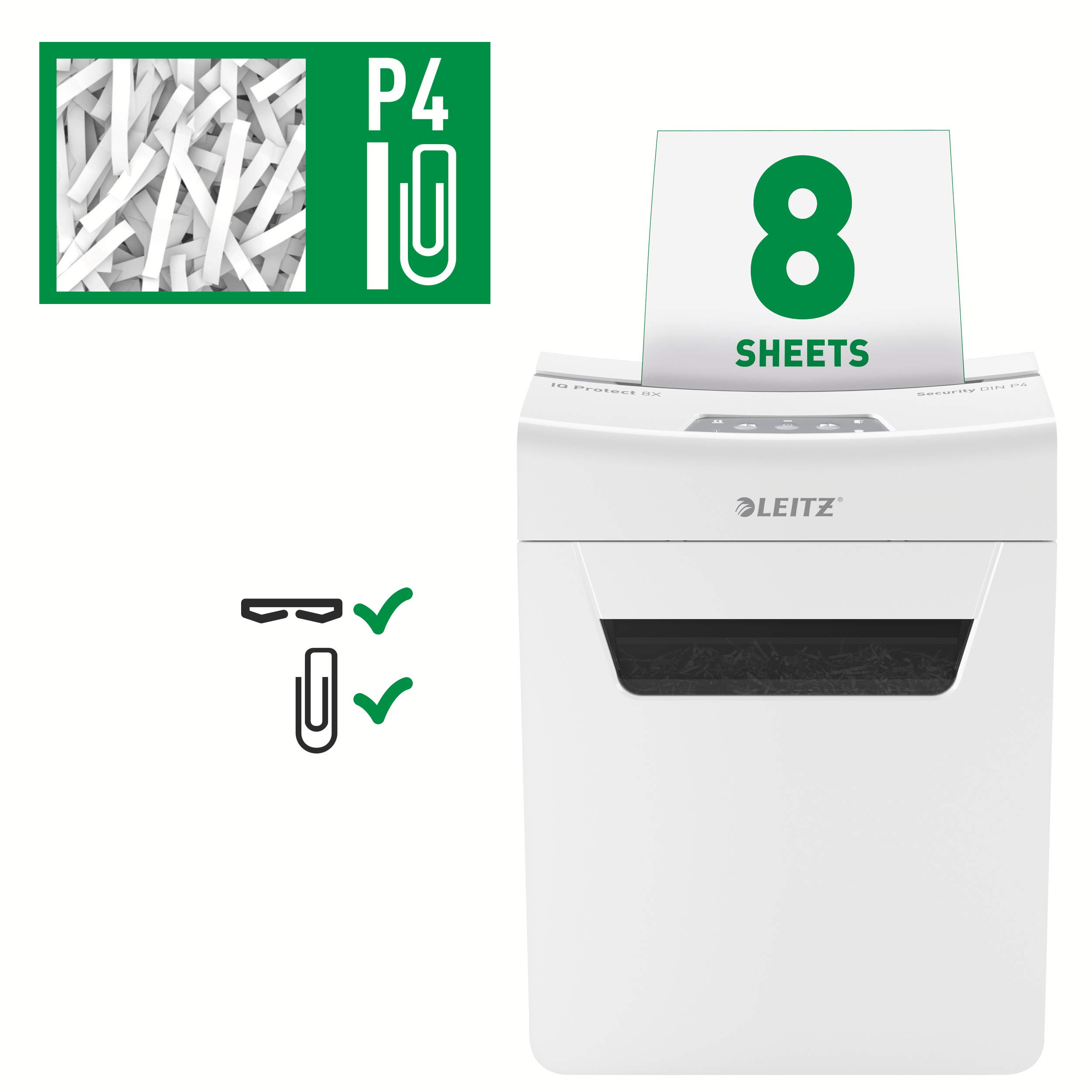 leitz-iq-protect-premium-8x-aktenvernichter-p4-partikelschnitt-wei image 3