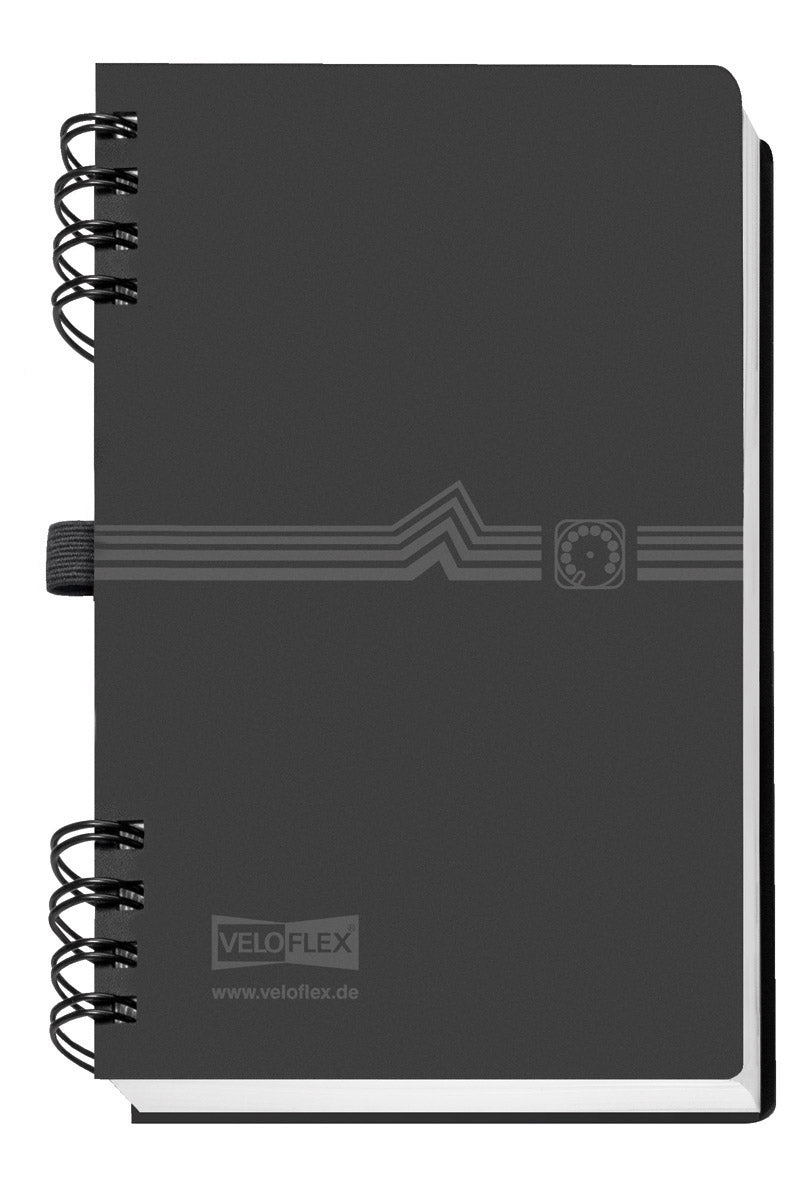 veloflex-telefonbuch-din-a6-pp-spiralbindung-12er-register-schwarz image 1