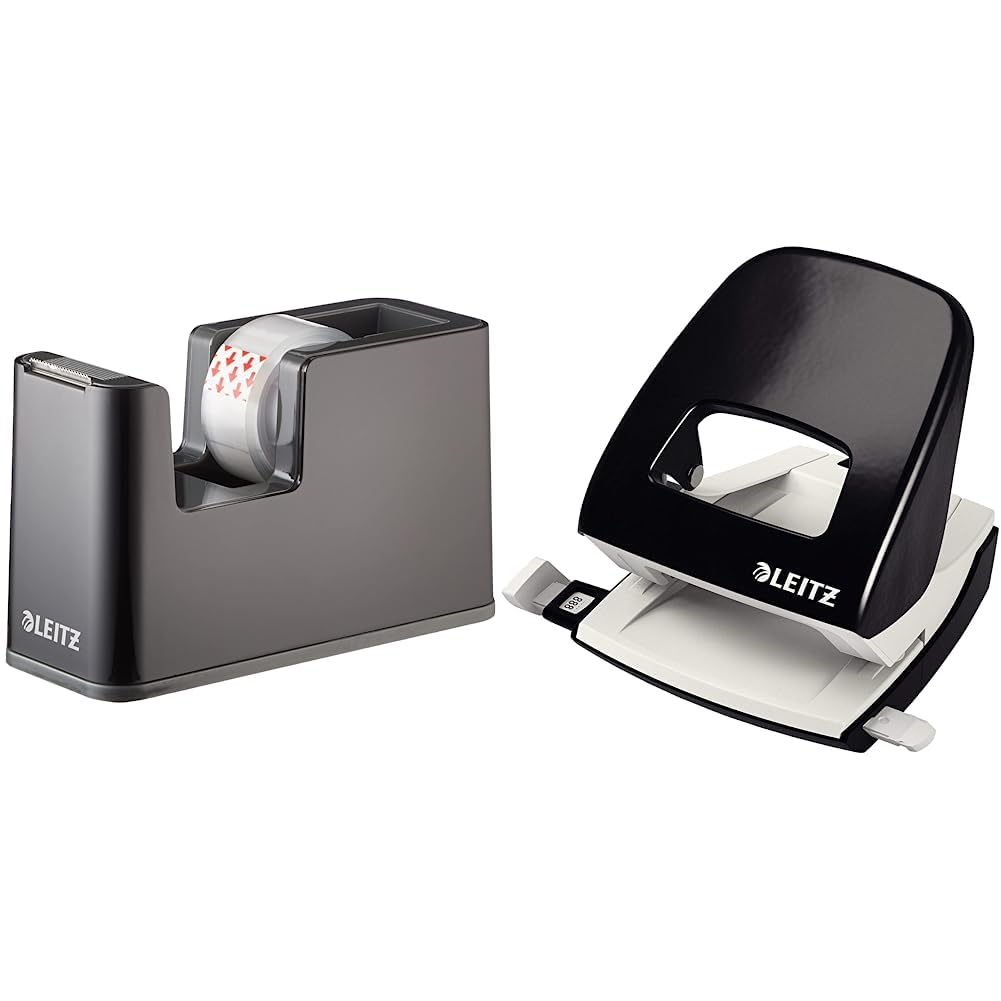 leitz-duo-colour-klebeband-tischabroller-inkl-klebeband-schwarz-anthrazit image 5