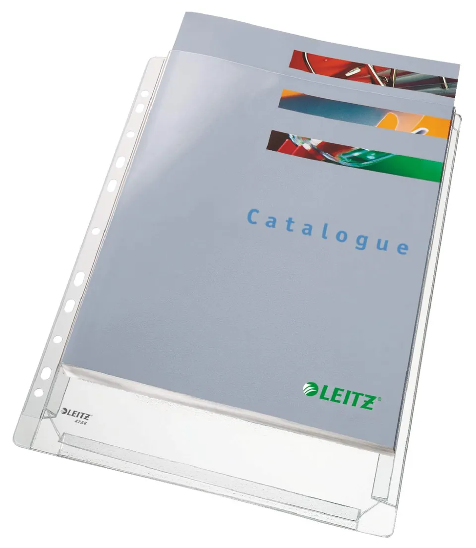 leitz-standard-maxi-prospekth-llen-a4-5-st-ck-erweiterbar-f-r-200-blatt-0-17-mm image 1