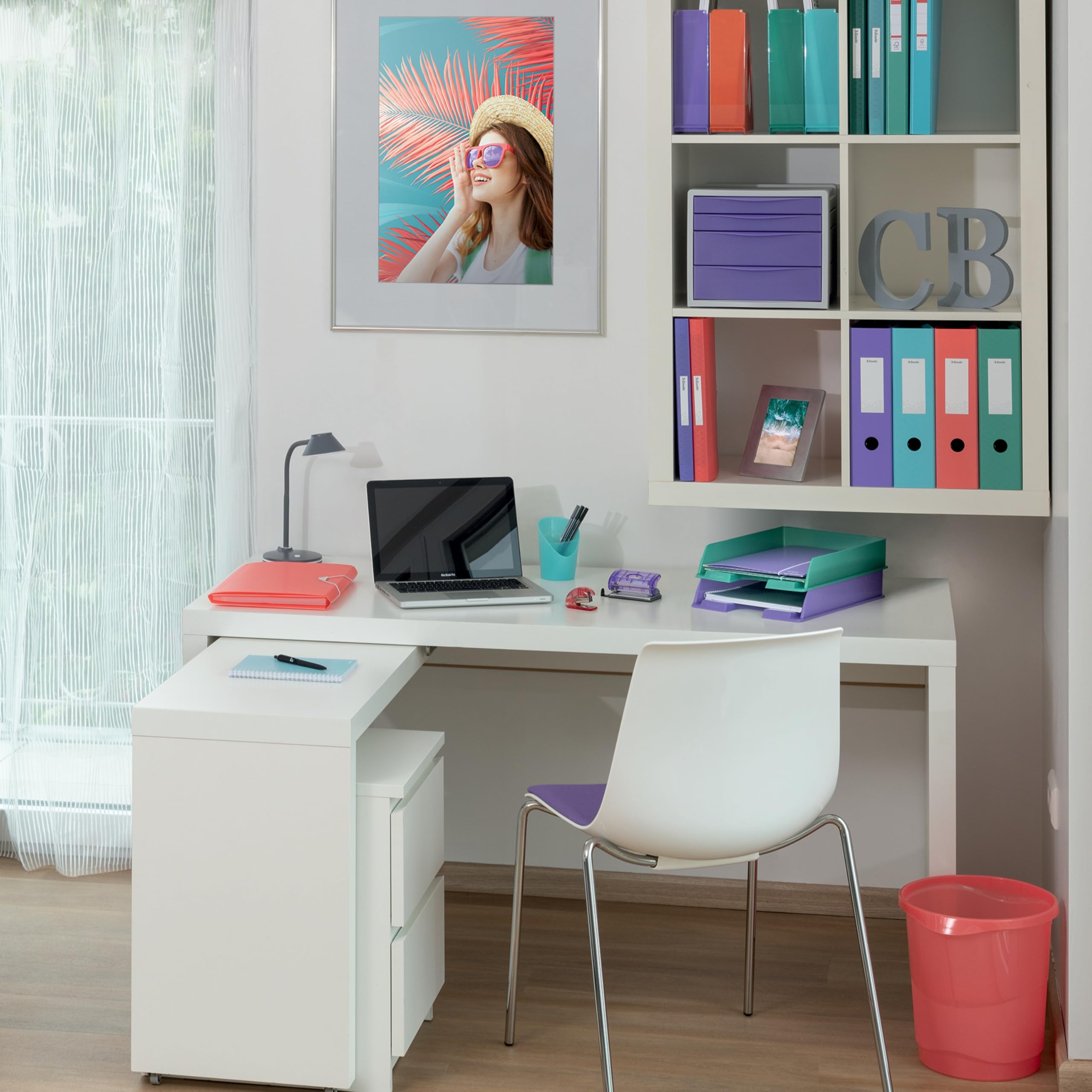 esselte-colour-breeze-briefablage-a4-stapelbar-10er-pack-mehrfarbig-626276 image 6