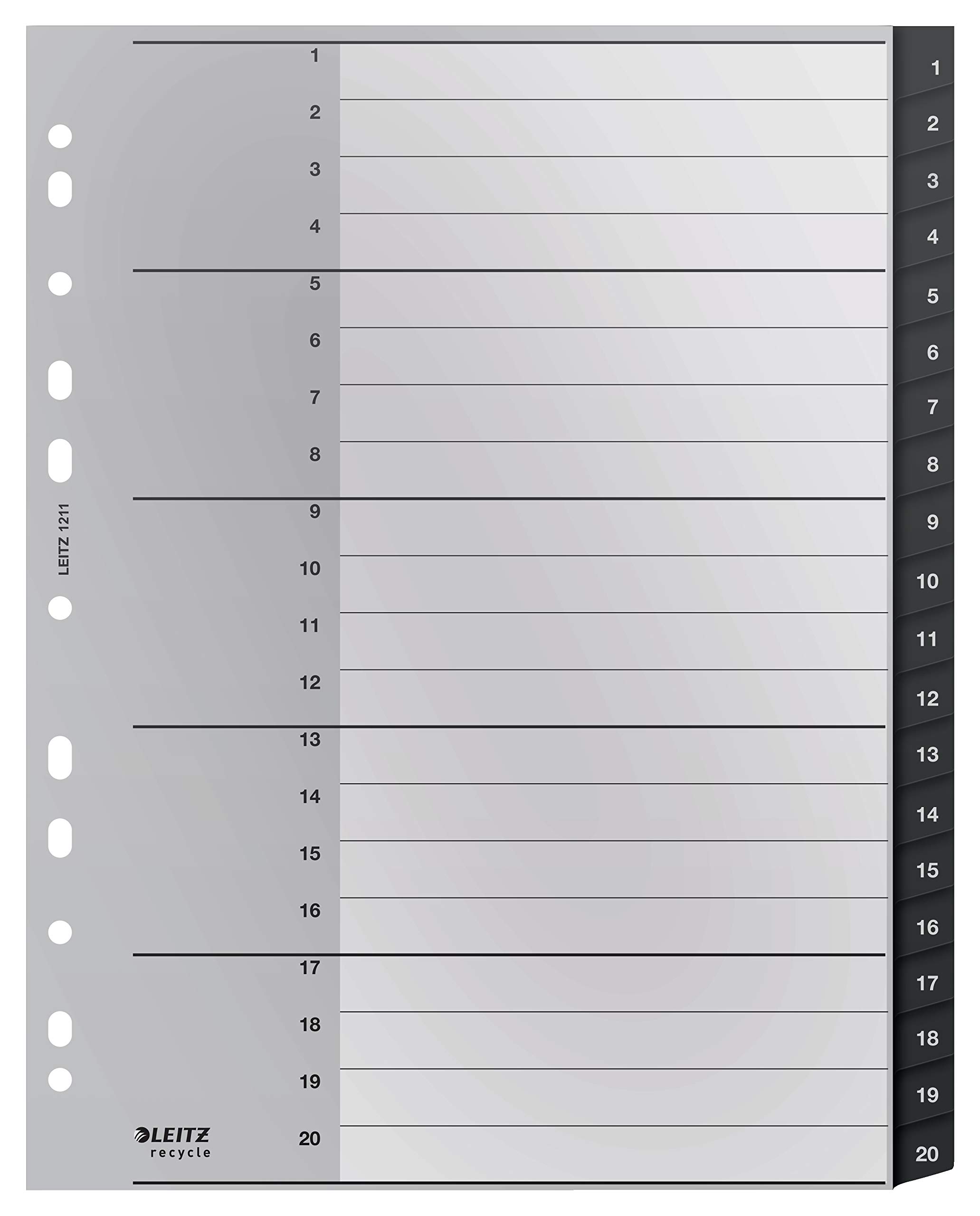 leitz-recycle-register-1-12-mit-12-taben-extrabreit-schwarz image 8