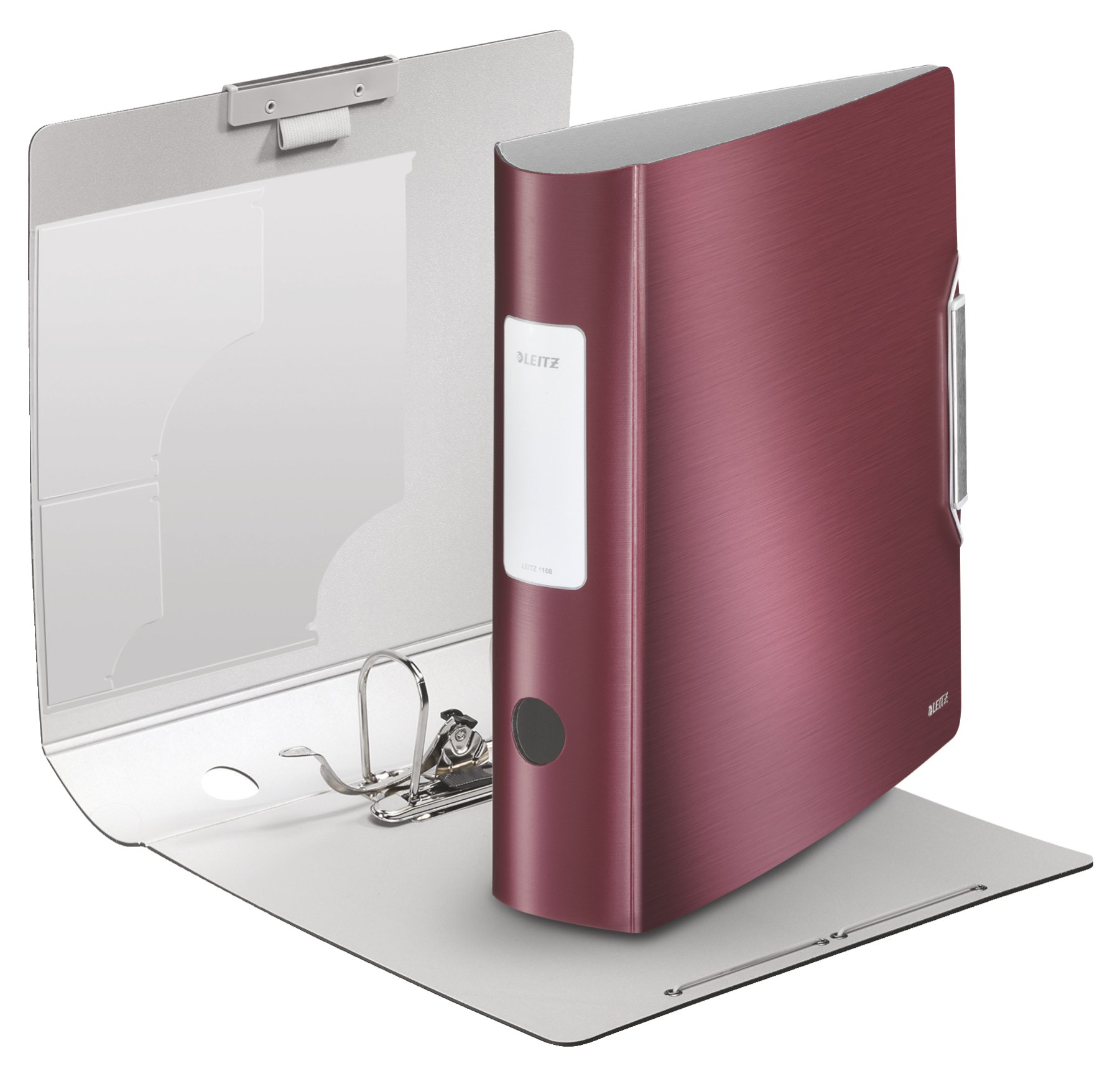 leitz-180-active-style-ordner-a4-82-mm-r-cken-granat-rot-polyfoam-qualit-ts-ordn image 2