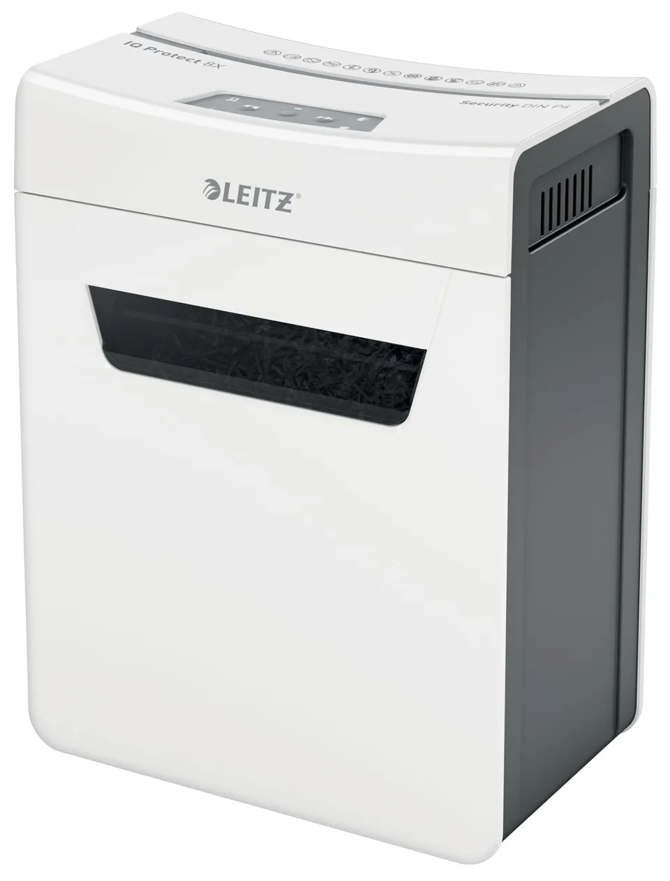 leitz-iq-protect-premium-8x-aktenvernichter-p4-partikelschnitt-wei image 1
