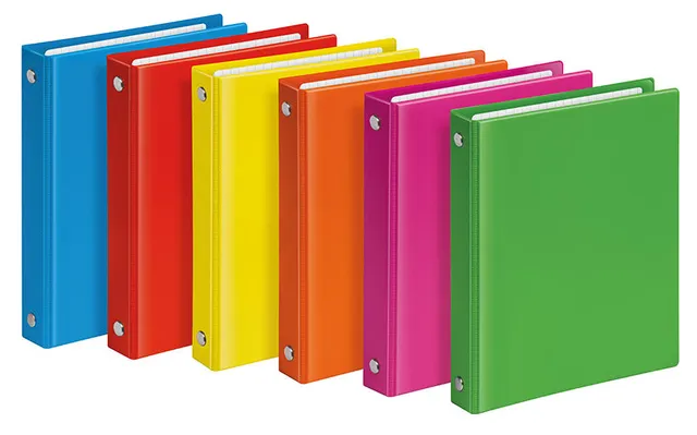 veloflex-velocolor-taschenringbuch-din-a6-13-mm-4-ring-ledernarbung-mit-einlage image 1