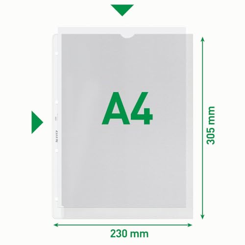 leitz-4780-pr-sentationsh-lle-a4-premium-pvc-120-mikron-transparent-100-st-ck image 4