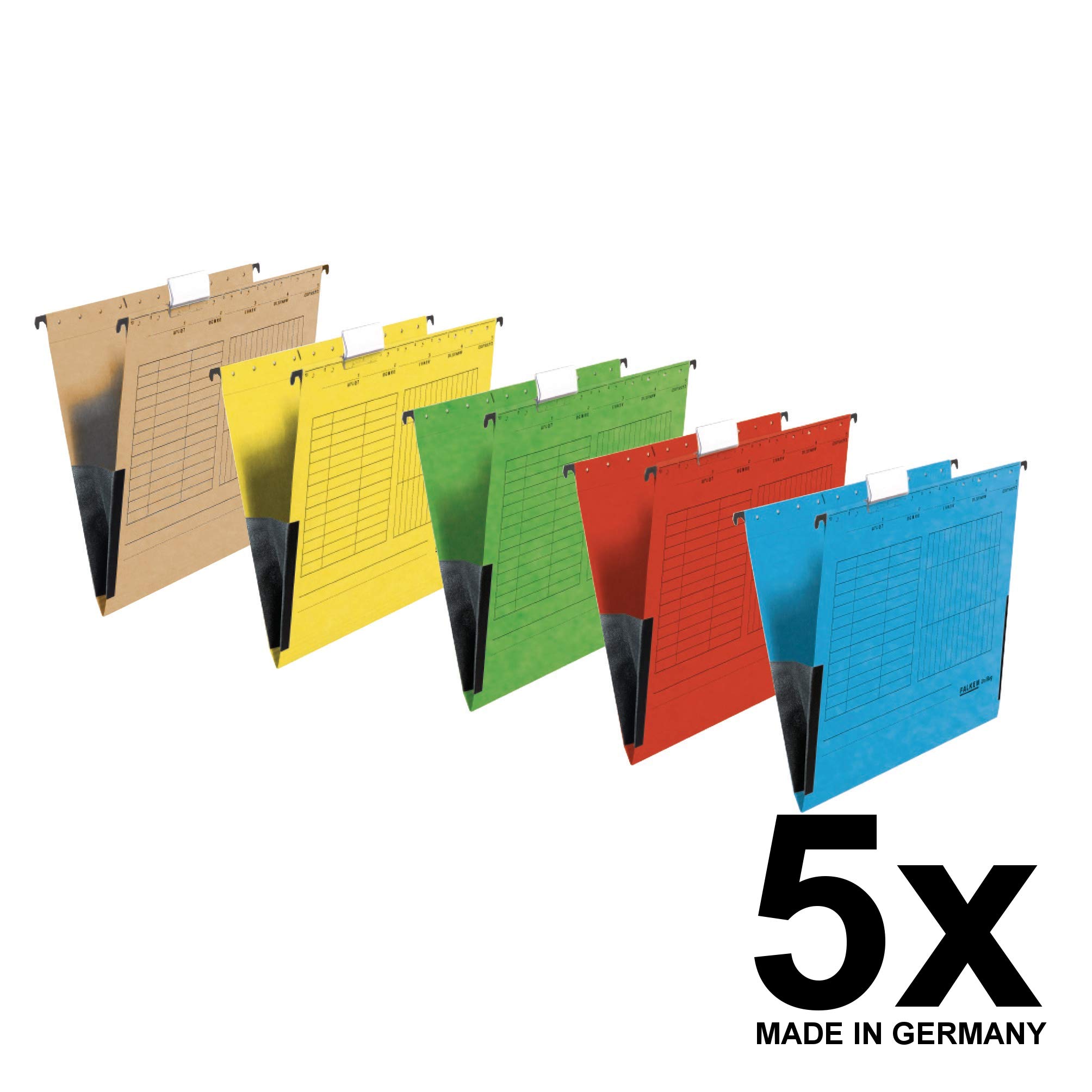 falken-h-ngetasche-recycling-din-a4-mit-leinenfr-schen-5er-pack-sortiert image 2