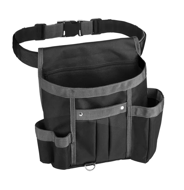veloflex-tool-bag-l-werkzeugtasche-textil-schwarz-grau image 1