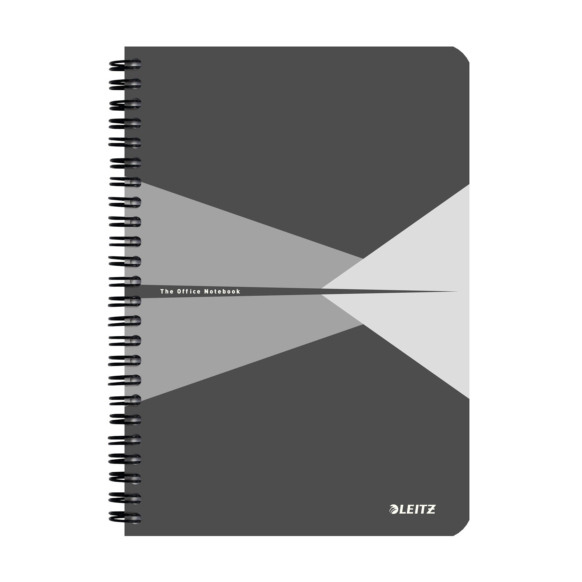 leitz-office-collegeblock-a5-kariert-44980085-mit-spiralbindung-grau image 1