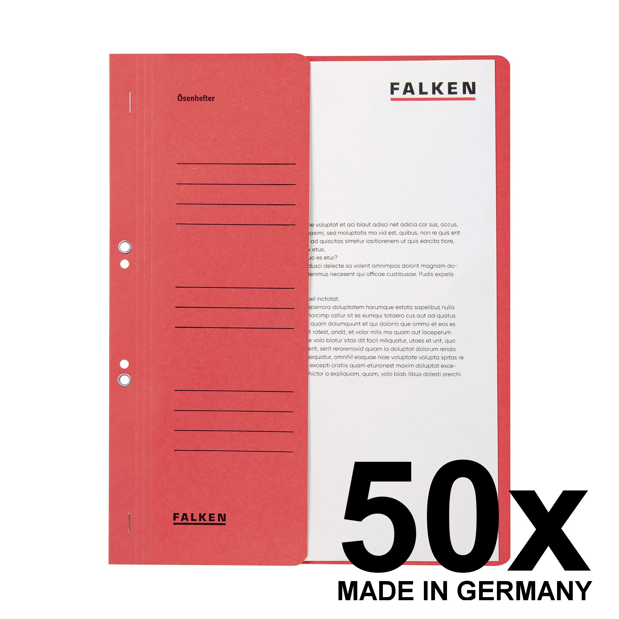 falken-senhefter-recycling-karton-din-a4-rot-50er-pack image 2