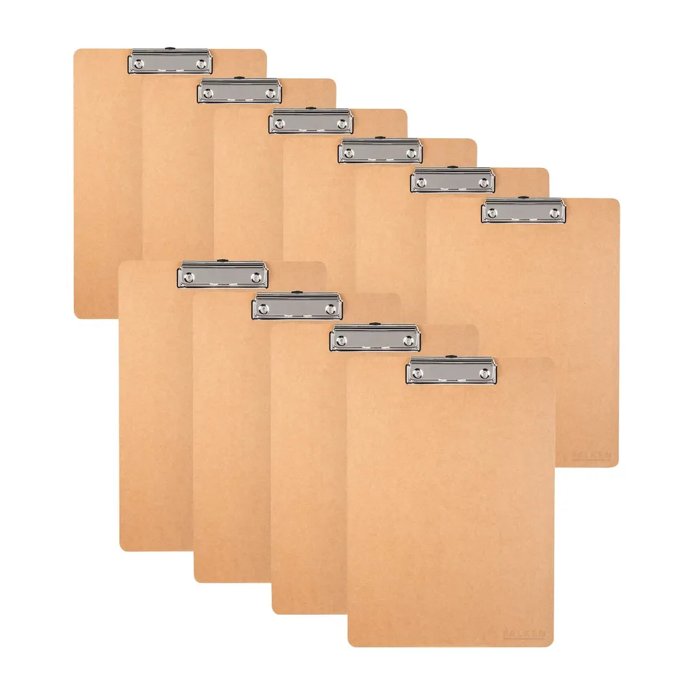original-falken-pure-nature-vegan-klemmbrett-din-a4-braun-10er-pack image 1