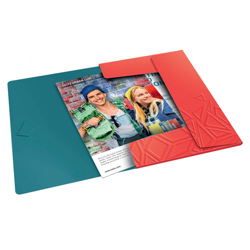 leitz-urban-chic-eckspannermappe-a4-f-r-150-blatt-kunststoff-rot-46490020 image 4