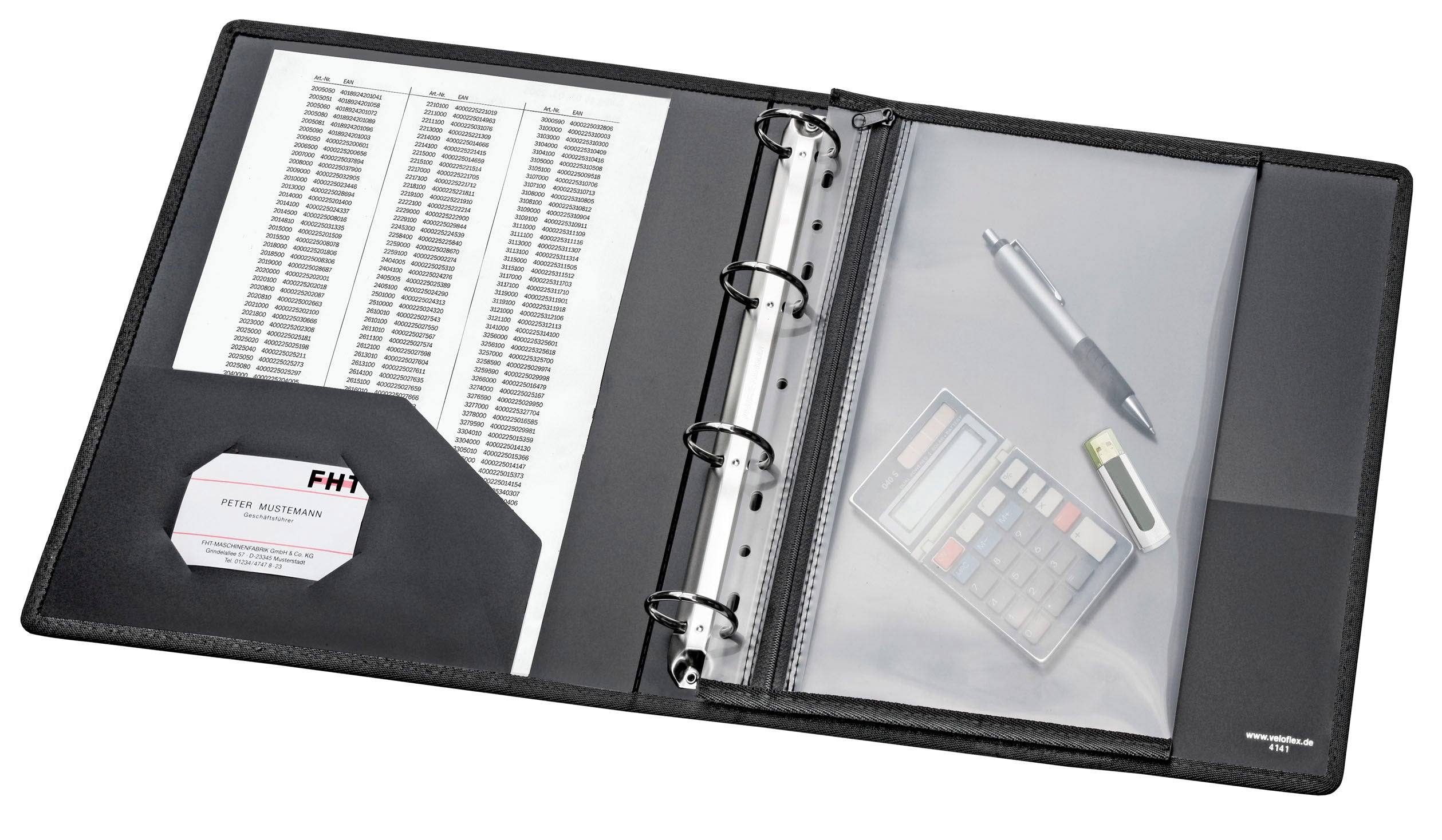 veloflex-sammelmappe-velobag-xs-din-a4-pp-mit-textilverst-rkten-kanten image 6