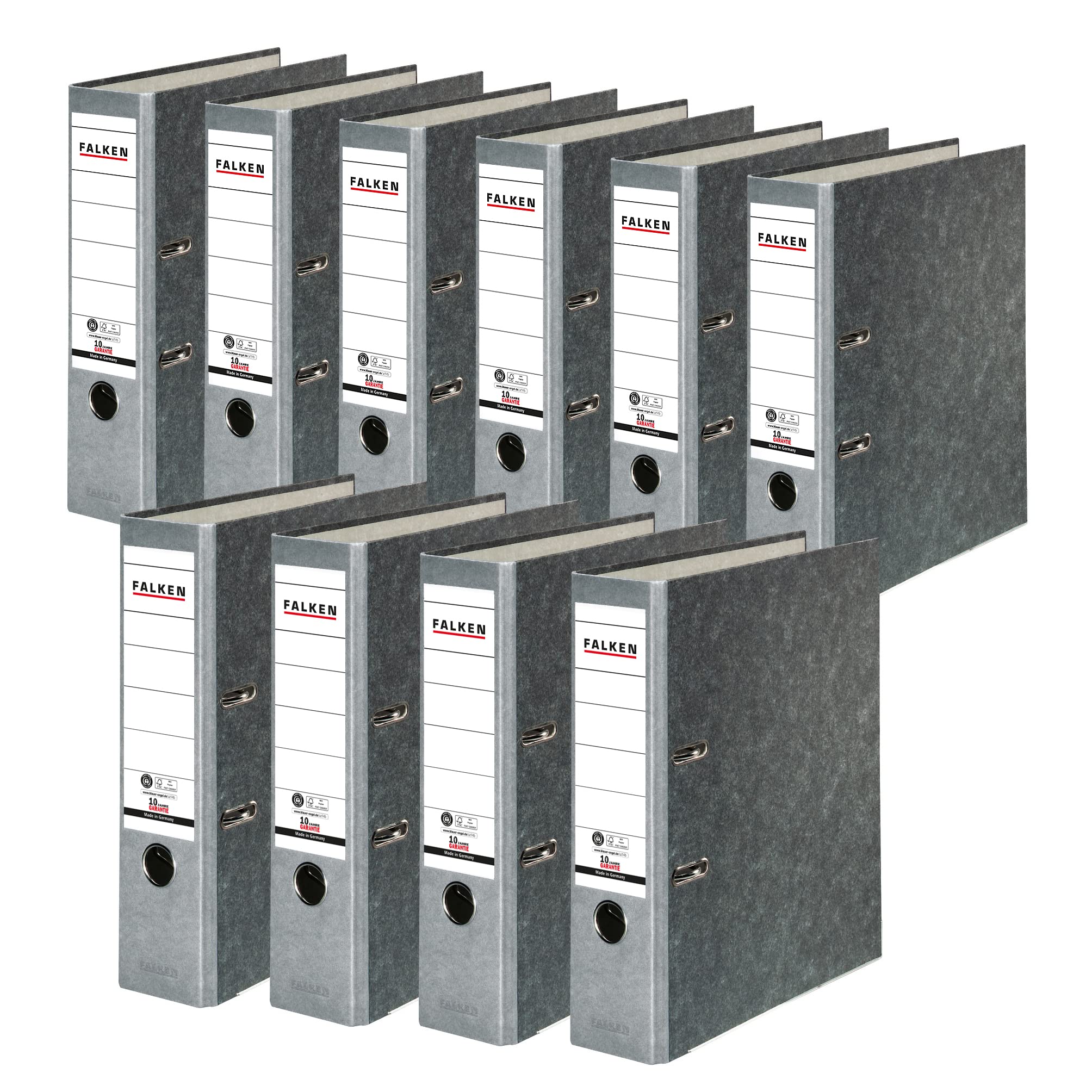 falken-recycling-ordner-din-a4-8-cm-grau-10er-pack image 1
