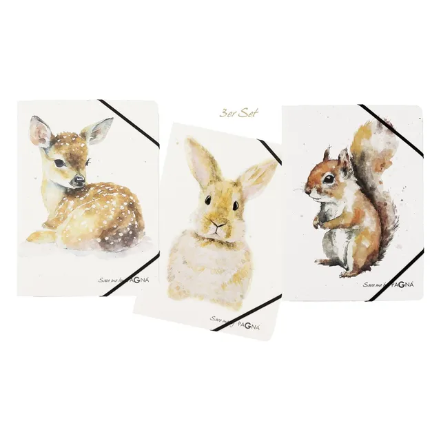 pagna-save-me-no-4-gummizugmappe-a4-21654-25-3er-set-sortiert-mit-tiermotiv image 1