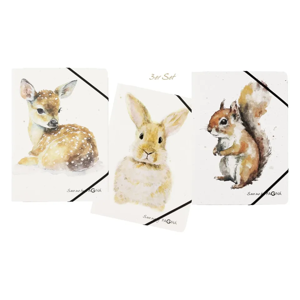 pagna-save-me-no-4-gummizugmappe-a4-21654-25-3er-set-sortiert-mit-tiermotiv image 1