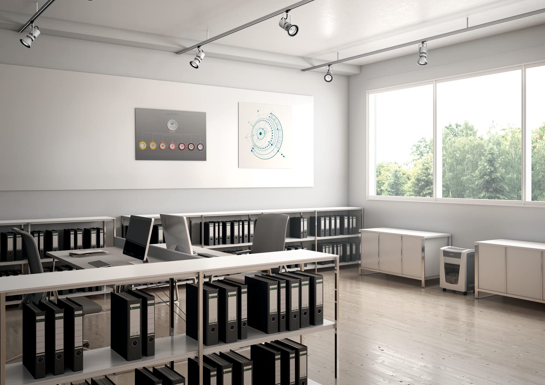 leitz-iq-office-pro-p4-aktenvernichter-30l-wei-80061000 image 2