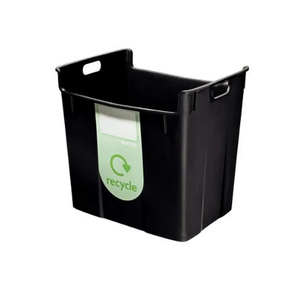 leitz-plus-wertstoffsammelbeh-lter-40-liter-schwarz-52090095 image 1