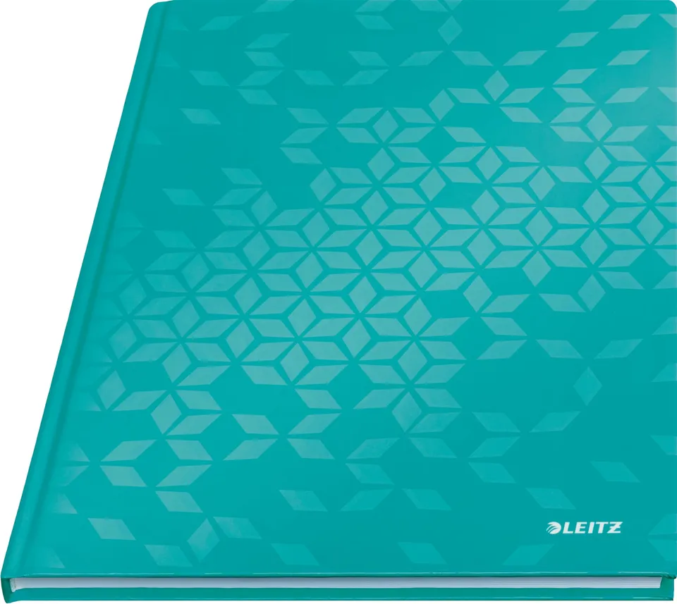 leitz-wow-notizbuch-a4-kariert-hardcover-160-seiten-eisblau-46261051 image 1