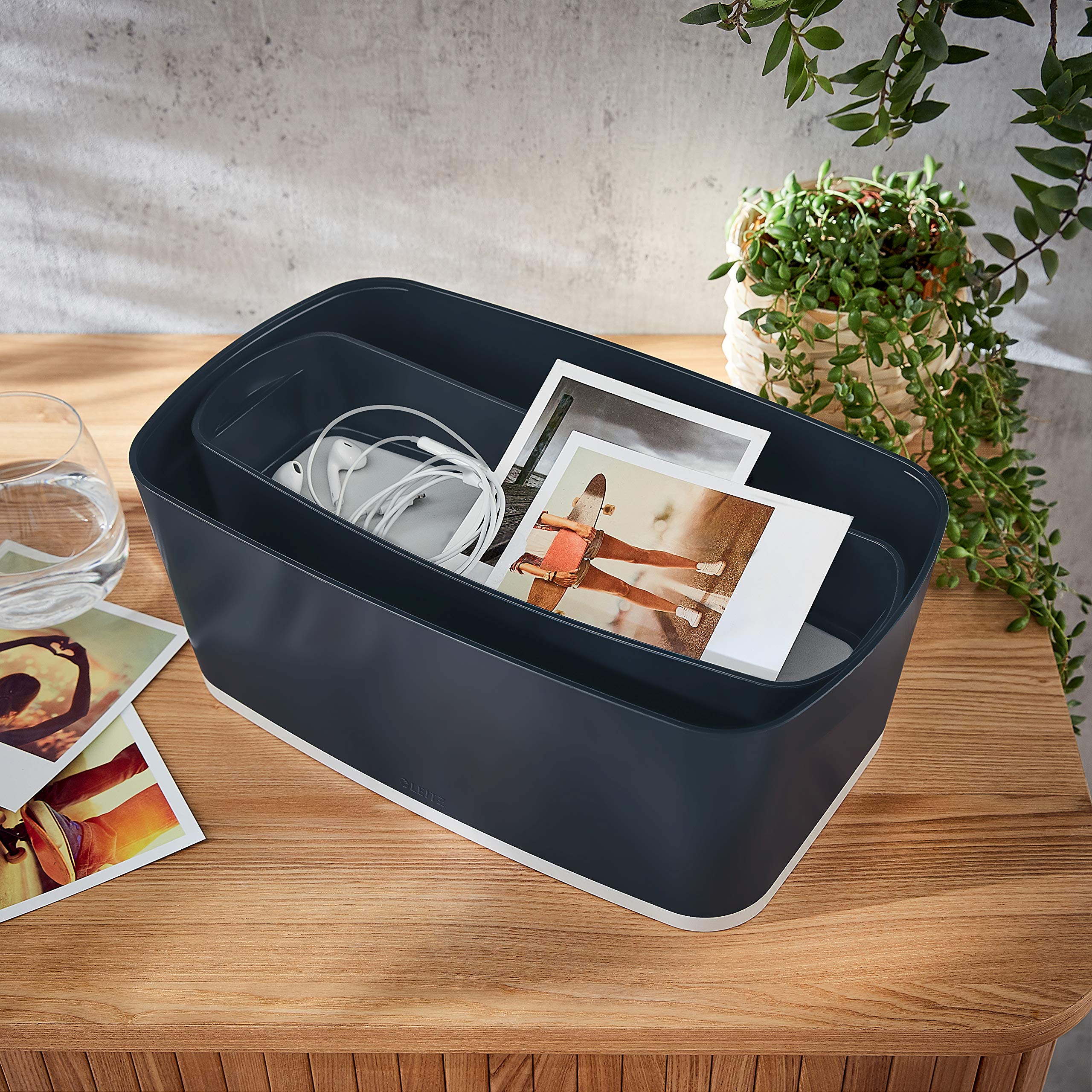 leitz-mybox-aufbewahrungsschale-cosy-samtgrau-307x55x105-mm image 4