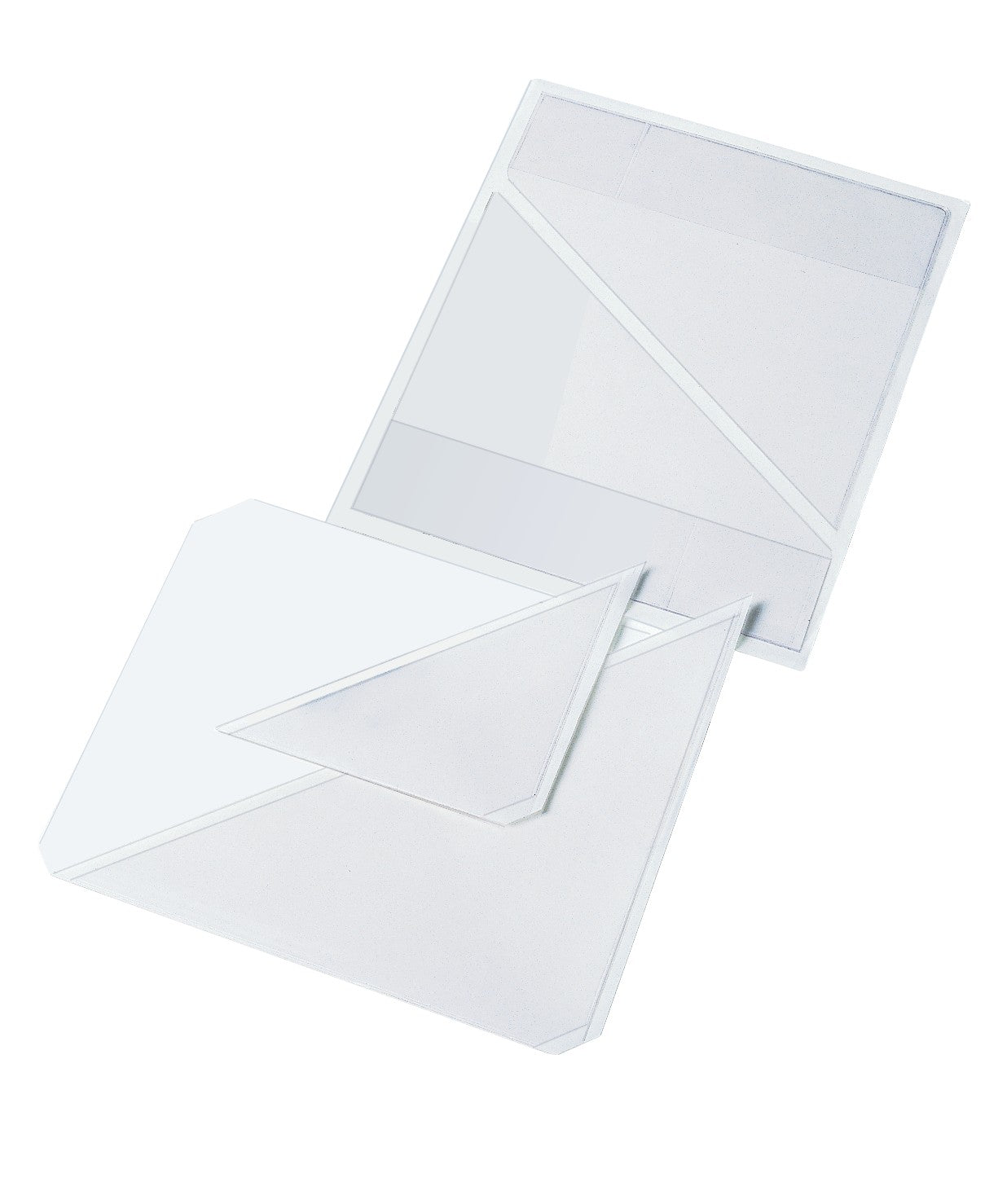 veloflex-velocoll-dreiecktaschen-10x10-cm-pp-selbstklebend-8er-pack-glasklar image 2