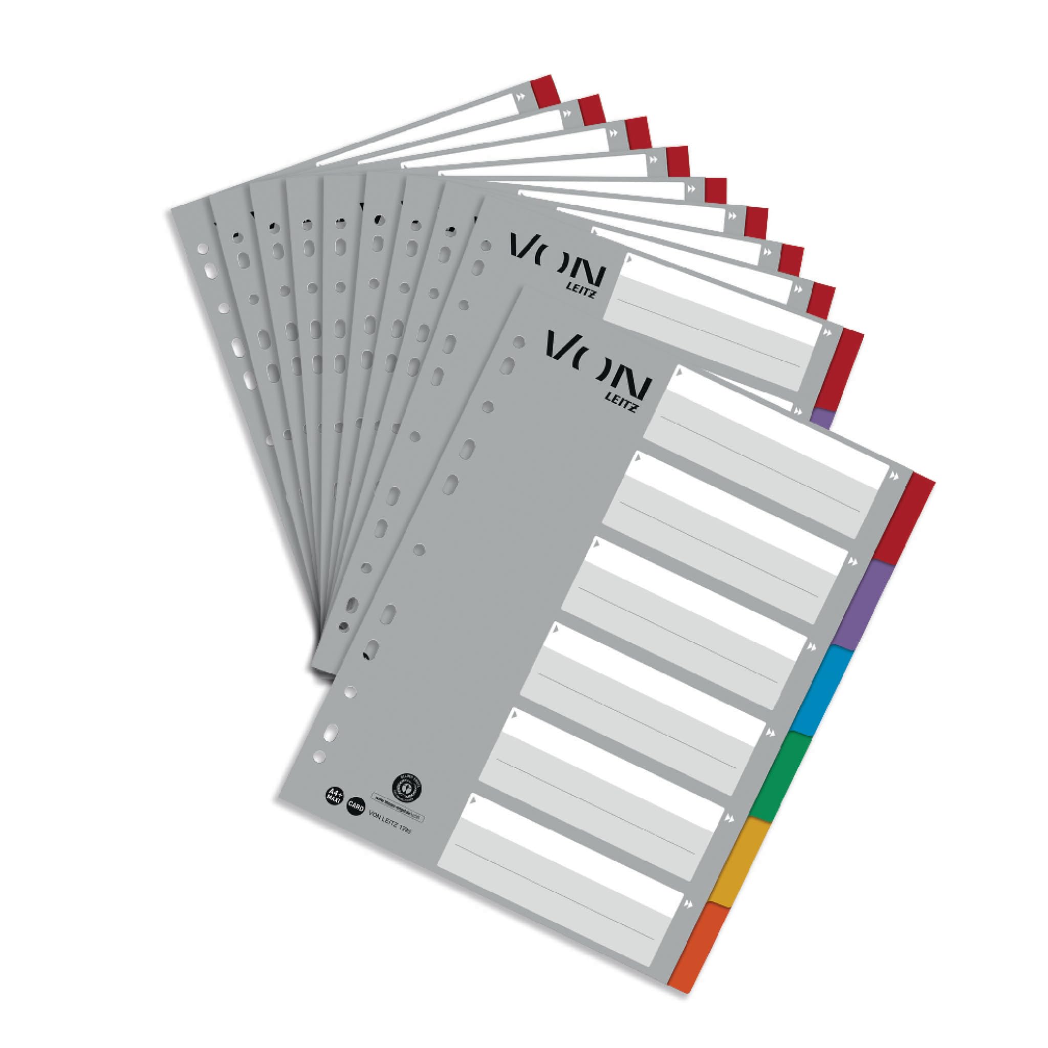 leitz-von-register-a4-5-teilig-maxi-10er-pack-mehrfarbig-12890000 image 8