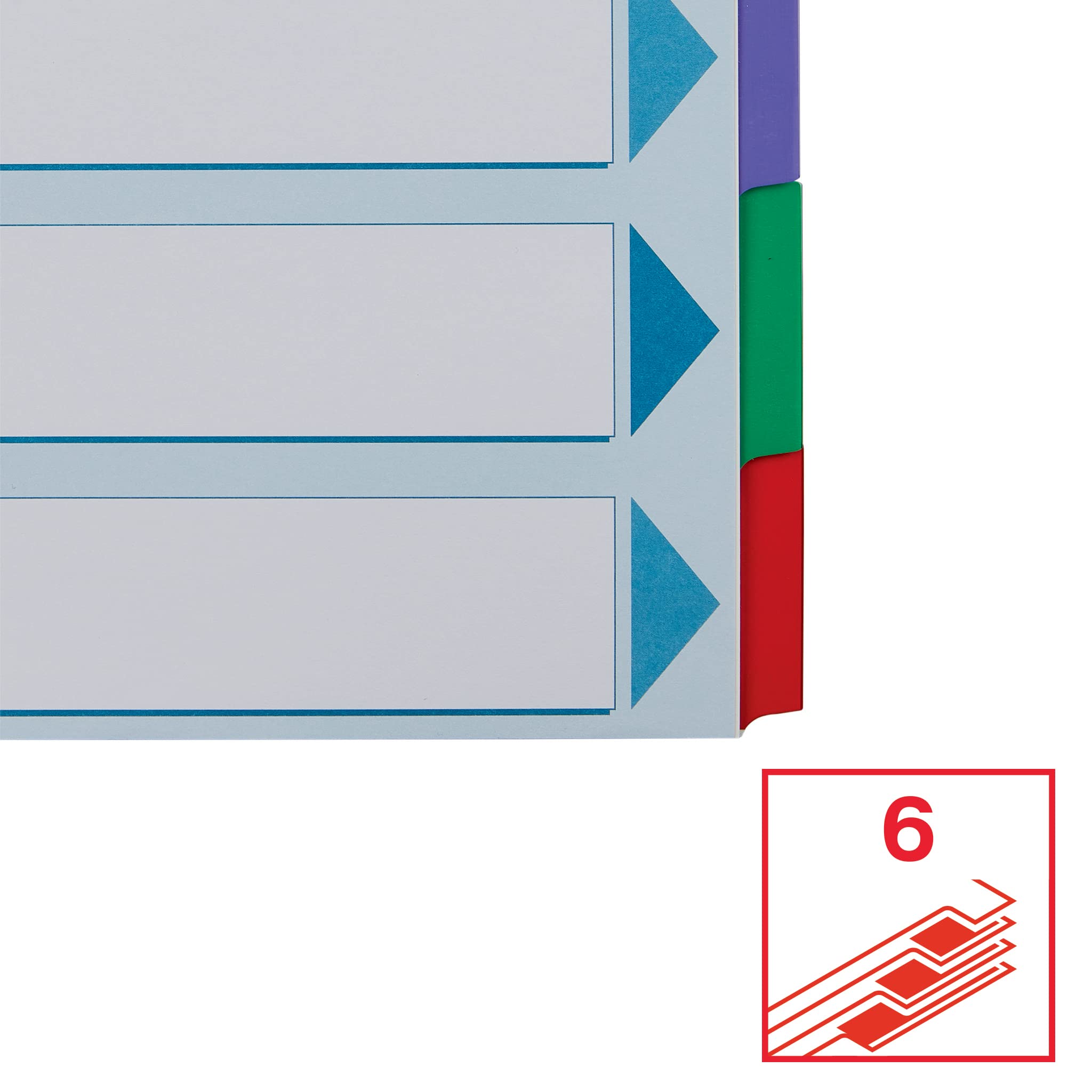esselte-standard-register-a4-6-teilig-mehrfarbig-recyclingkarton image 3