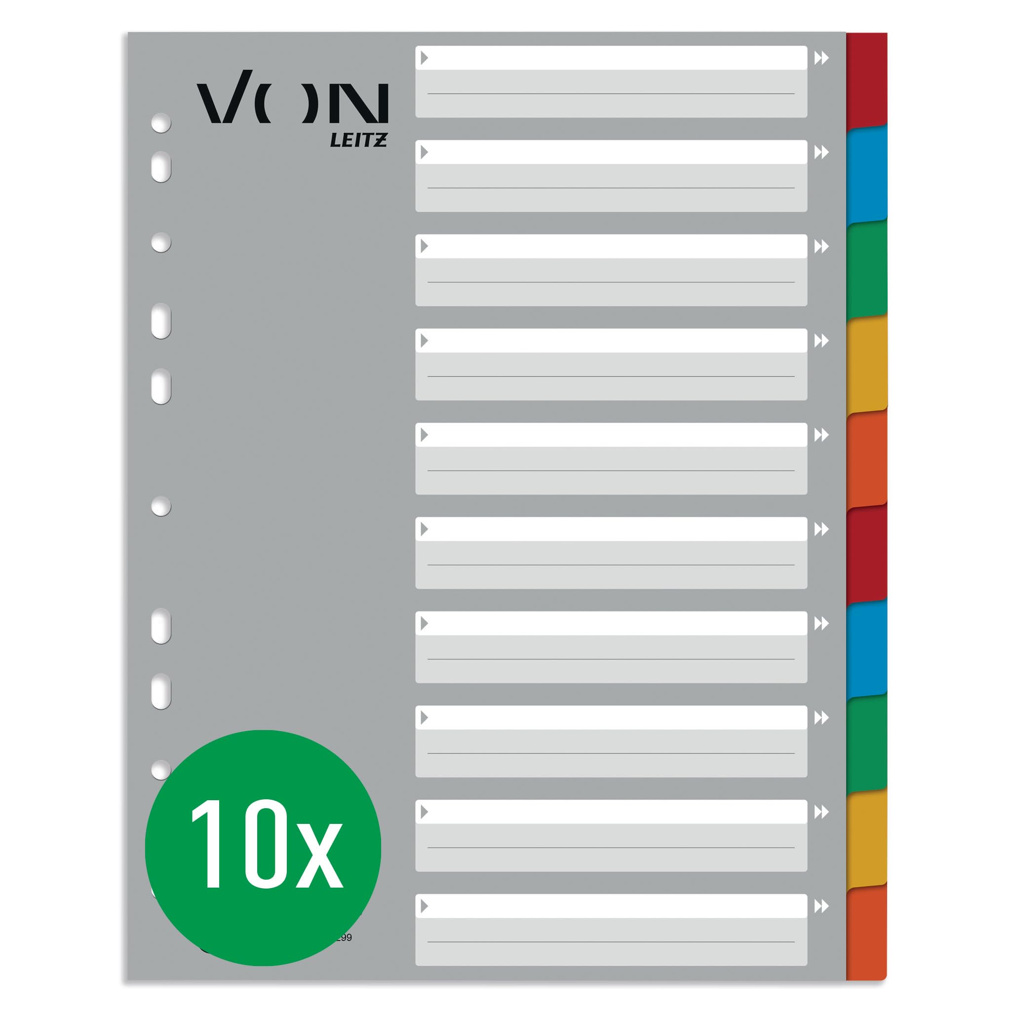 leitz-von-register-a4-5-teilig-maxi-10er-pack-mehrfarbig-12890000 image 6