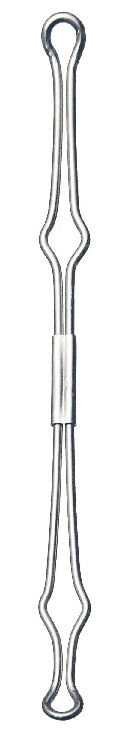 veloflex-veloform-drahtniederhalter-metall-80-mm-100er-pack-silber image 1