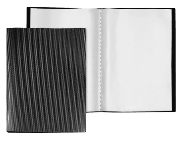veloflex-sichtbuch-diamond-din-a3-pp-schwarz-30-h-llen-60-seiten image 1