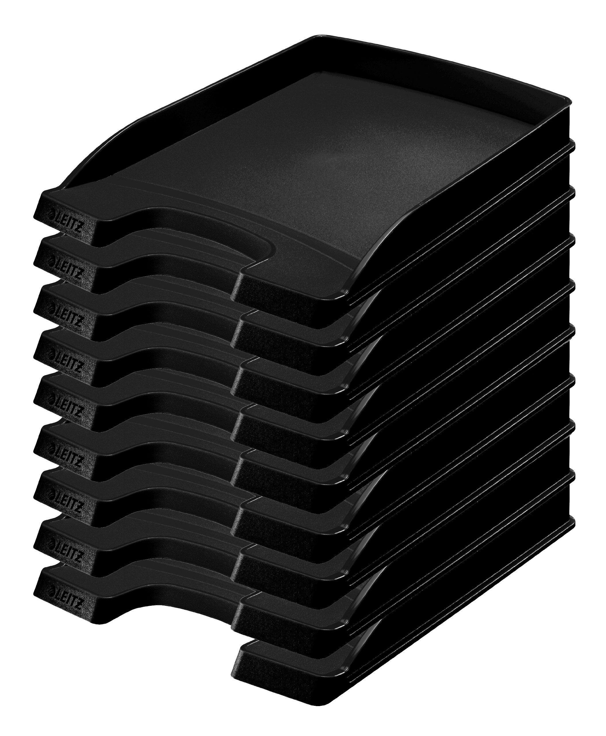 leitz-briefkorb-flach-a4-transparent-10er-pack-plus-serie-52370003 image 8