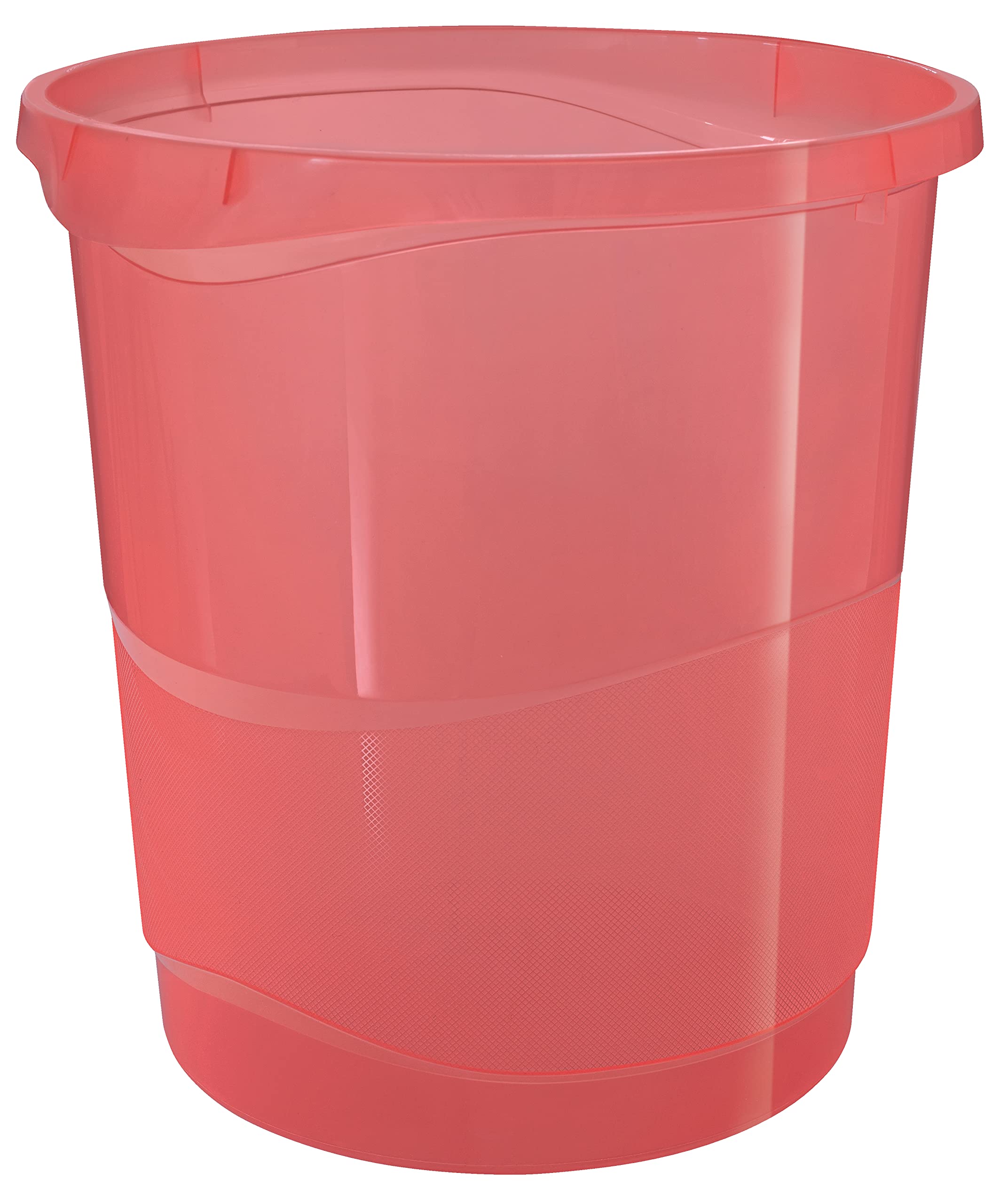 esselte-colour-breeze-papierkorb-14-liter-koralle-kunststoff image 1