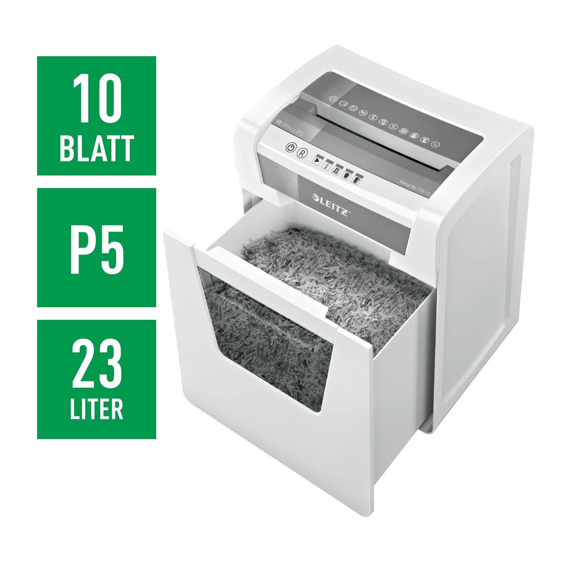 leitz-iq-office-p5-aktenvernichter-mikroschnitt-wei image 2