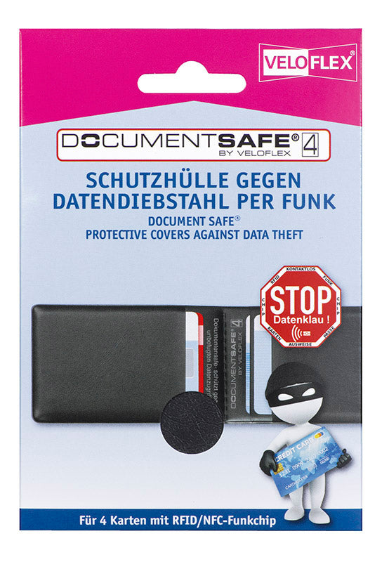 veloflex-document-safe-4-schutzh-lle-rfid-nfc-f-r-4-karten-schwarz image 2