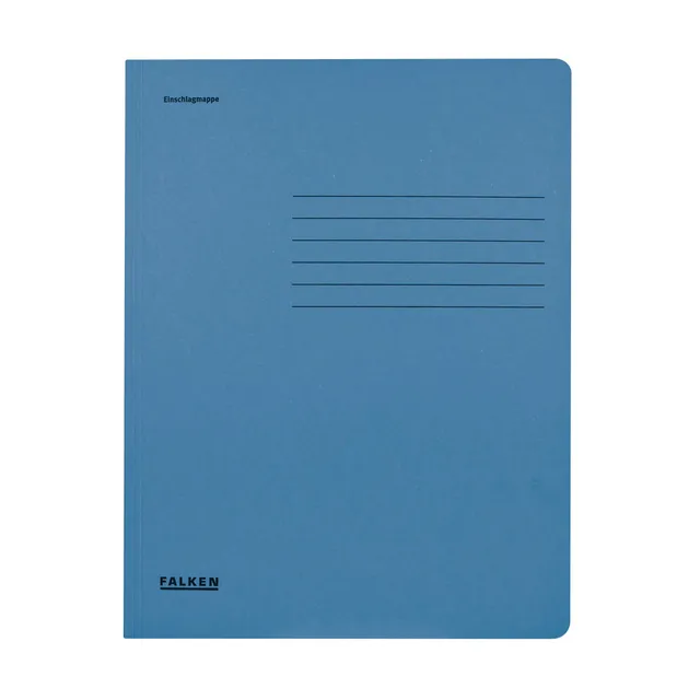 falken-einschlagmappe-din-a4-mit-3-klappen-25-st-ck-blau image 1