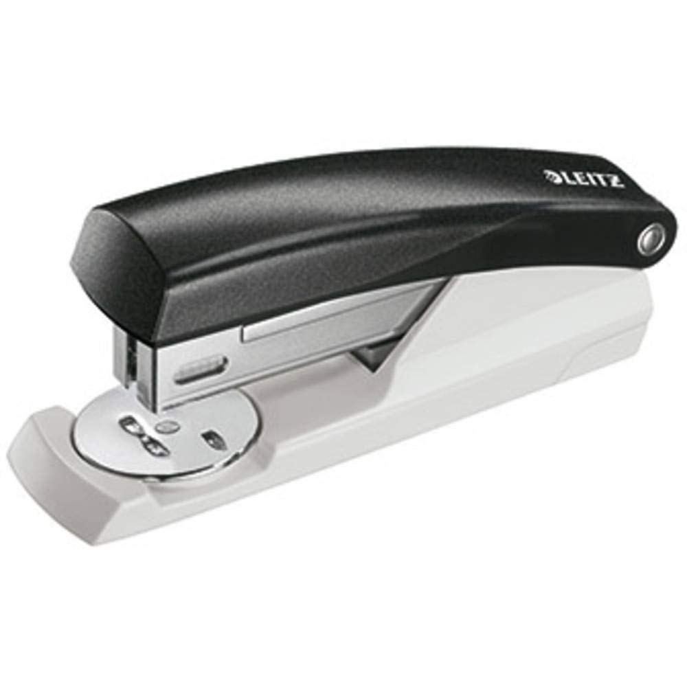 leitz-nexxt-b-rotacker-aus-metall-schwarz-25-blatt-oberlademechanik-inkl-200-kla image 1