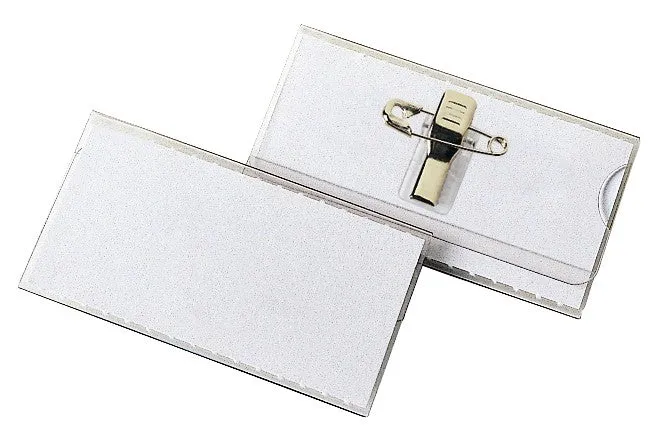 veloflex-velocard-namensschild-75-x-40-mm-hart-pvc-mit-clip-und-nadel-glasklar image 1