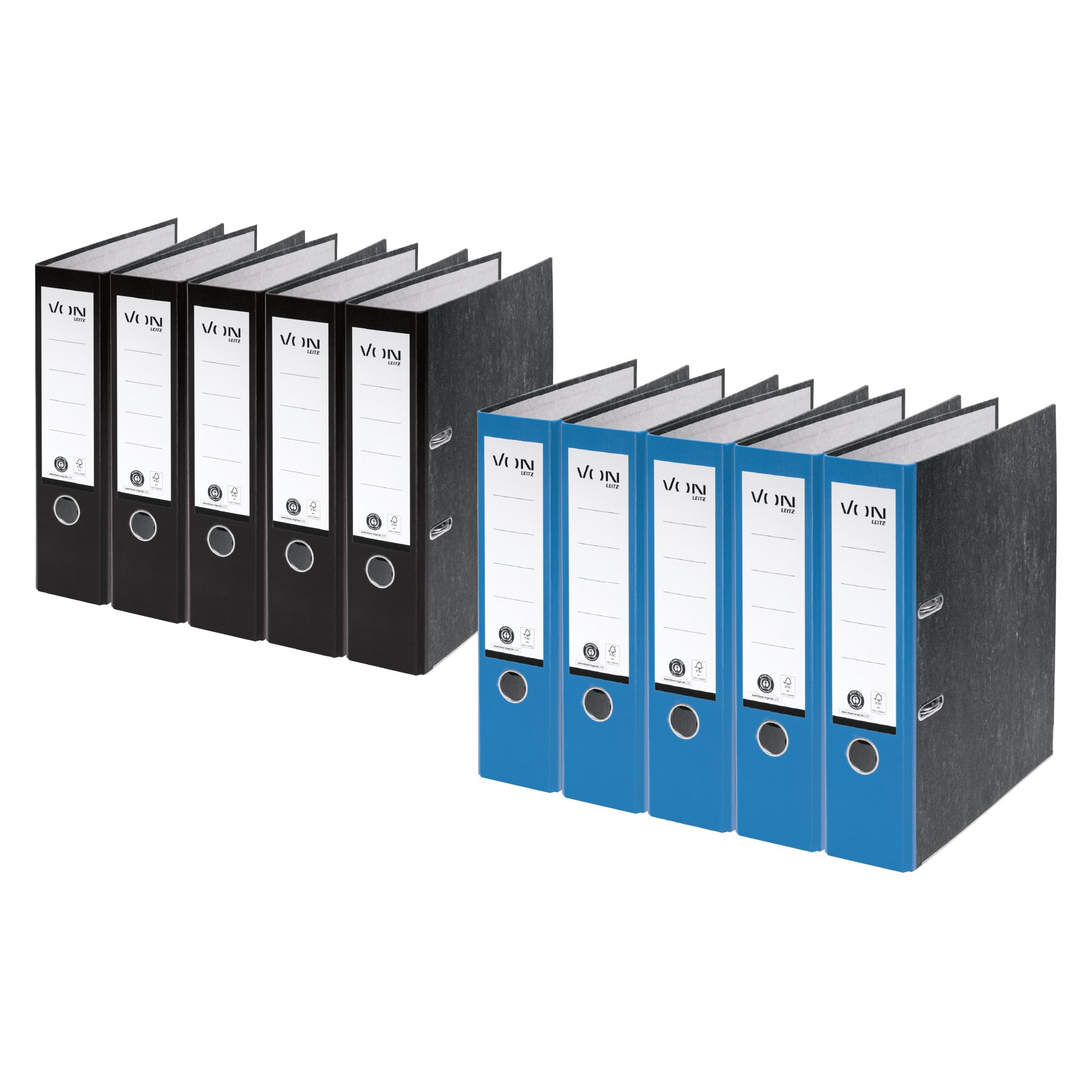 leitz-10531025-ordner-a4-80-mm-rot-5er-pack-aus-100-recyclingkarton image 7
