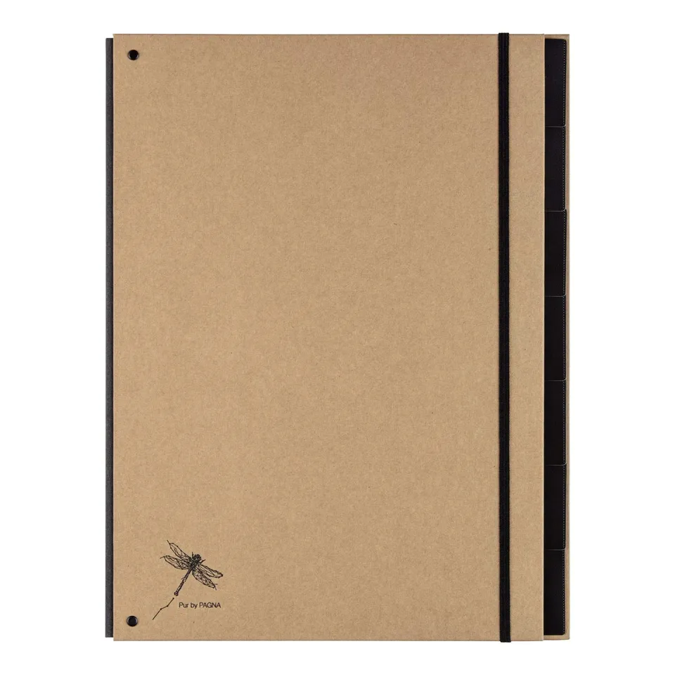 pagna-pultordner-pur-7-f-cher-a4-natur-recycling-kraftpapier-44007-11 image 1
