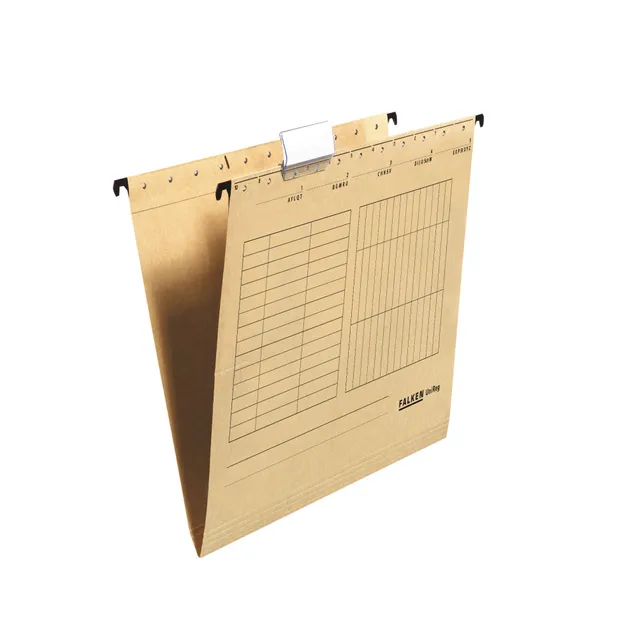 falken-h-ngemappe-recycling-a4-seitlich-offen-braun-25er-pack image 1