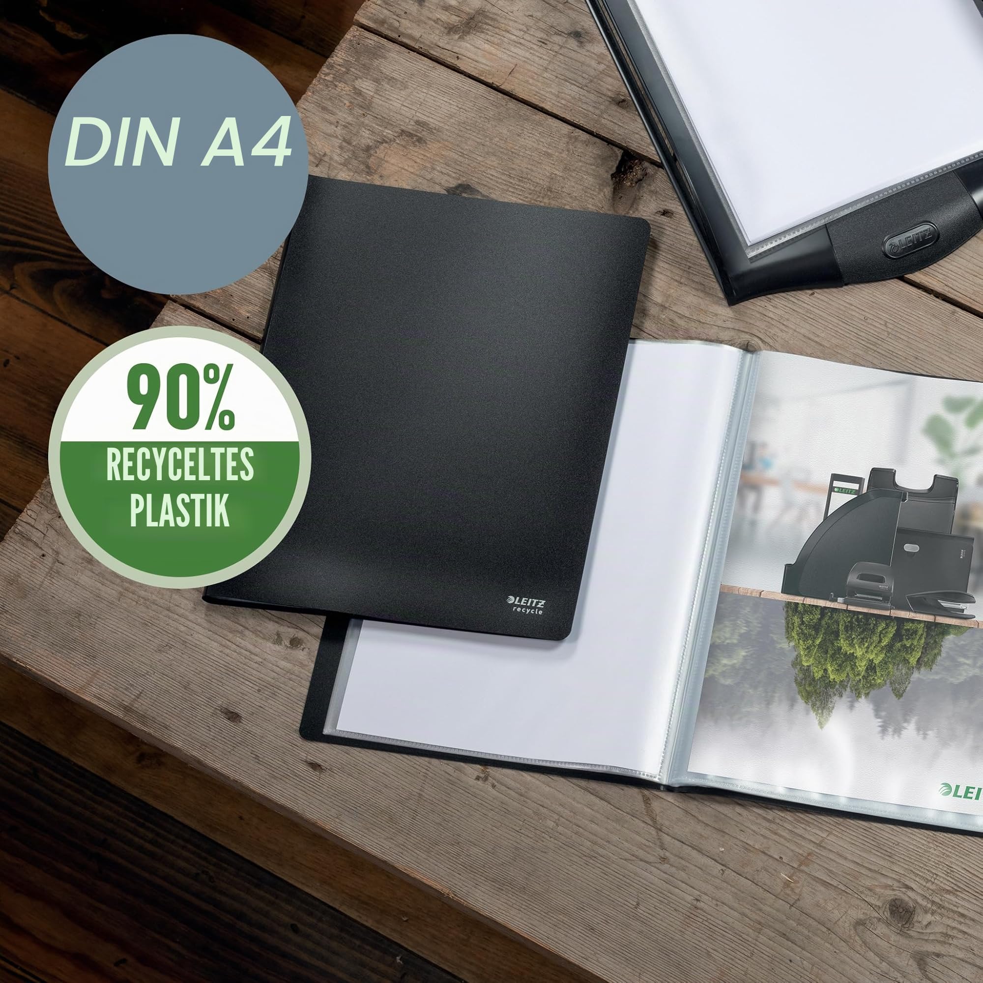 leitz-recycle-sichtbuch-a4-schwarz-40-h-llen-80-blatt image 2