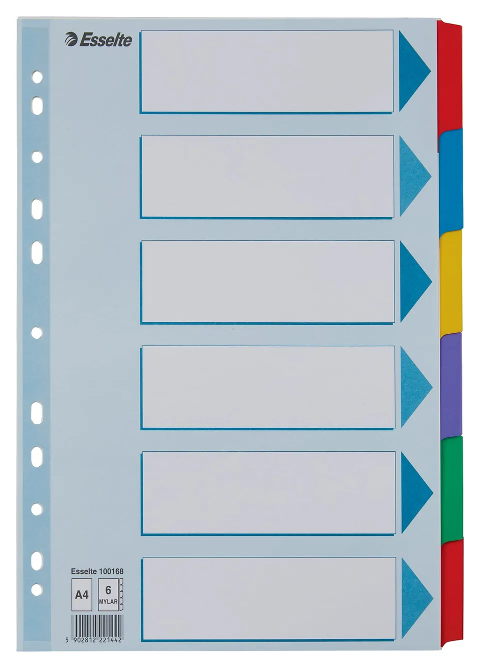 esselte-standard-register-a4-6-teilig-mehrfarbig-recyclingkarton image 1