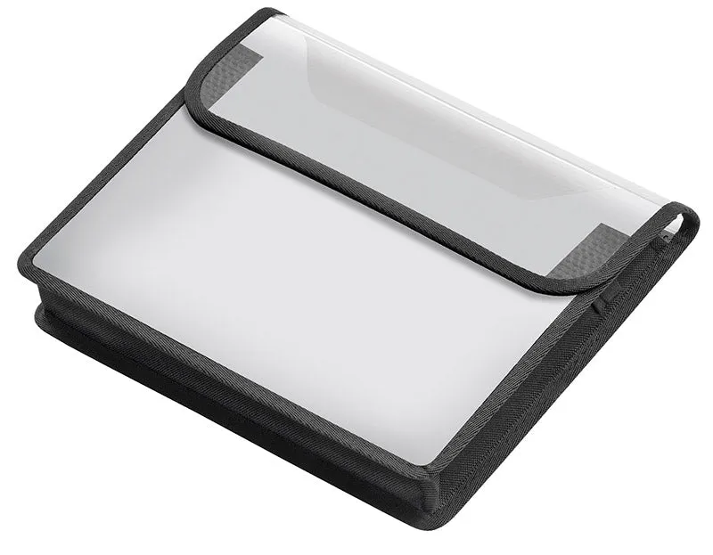 veloflex-velobag-sammelbox-din-a5-quer-pp-matt-transparent-mit-klettverschluss image 1