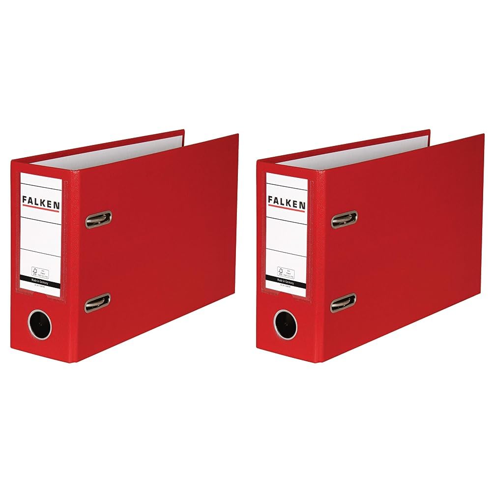 falken-pp-color-kunststoff-ordner-din-a5-quer-8-cm-rot-mit-wechselfenster image 6