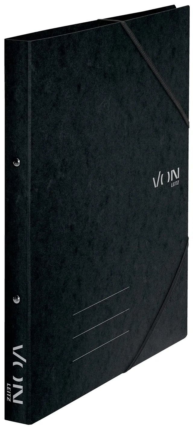 leitz-von-ringbuch-a4-2-ringe-25-mm-schwarz-5-st-ck-30120095 image 1