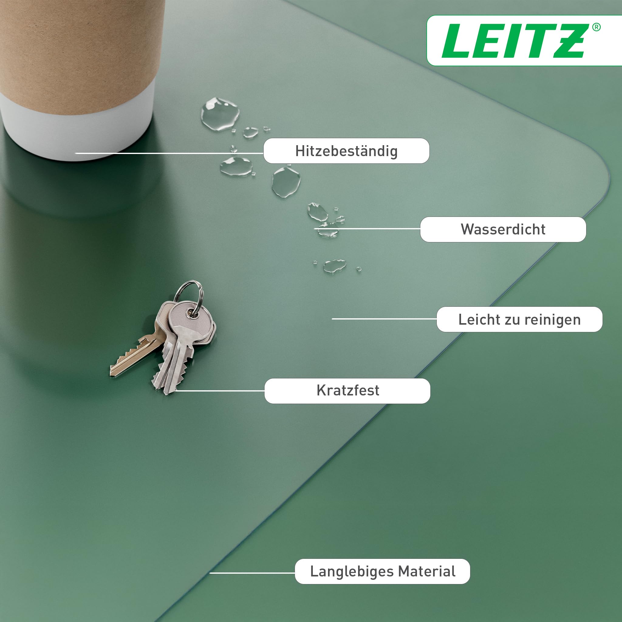 leitz-schreibtischunterlage-transparent-matt-70-x-36-cm-wasserabweisend-kratzfes image 2